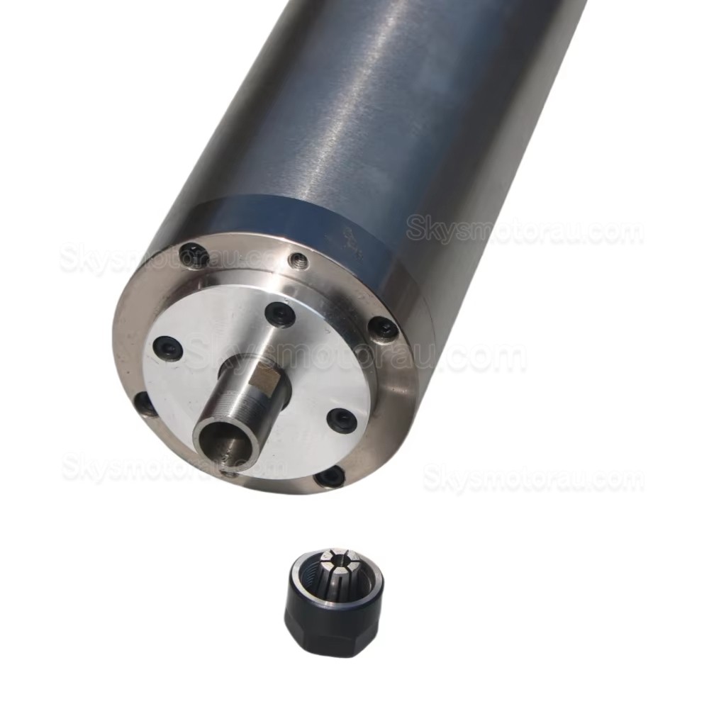 0.8kW Water Cooled Spindle Motor JGD-65C-0.8KW ER11 Collet 110V/220V 0.31Nm 24000RPM